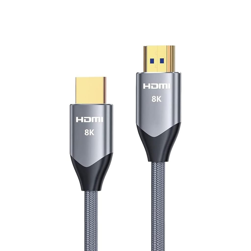 Verilux 8K HDMI 2.1 Cable 6.6FT/2m,48Gbps High Speed Braided HDMI Cord 4Ka120Hz 8Ka60Hz,HDCP 2.2&2.3,eARC,HDR10,Dynamic HDR Compatible with Blu-ray/PlayStation 5/Xbox Series X/Projector/Laptop,Black Verilux 8K HDMI 2.1 Cable 6.6FT/2m,48Gbps High Speed Braided HDMI Cord 4Ka120Hz 8Ka60Hz,HDCP 2.2&2.3,eARC,HDR10,Dynamic HDR Compatible with Blu-ray/PlayStation 5/Xbox Series X/Projector/Laptop,Black